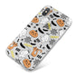 Cute Colourful Halloween iPhone X Bumper Case on Silver iPhone