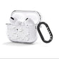 Cute Grey Halloween AirPods Clear Case 3rd Gen Side Image