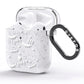 Cute Grey Halloween AirPods Glitter Case Side Image