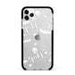 Cute Grey Halloween Apple iPhone 11 Pro Max in Silver with Black Impact Case