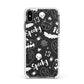 Cute Grey Halloween Apple iPhone Xs Max Impact Case White Edge on Black Phone