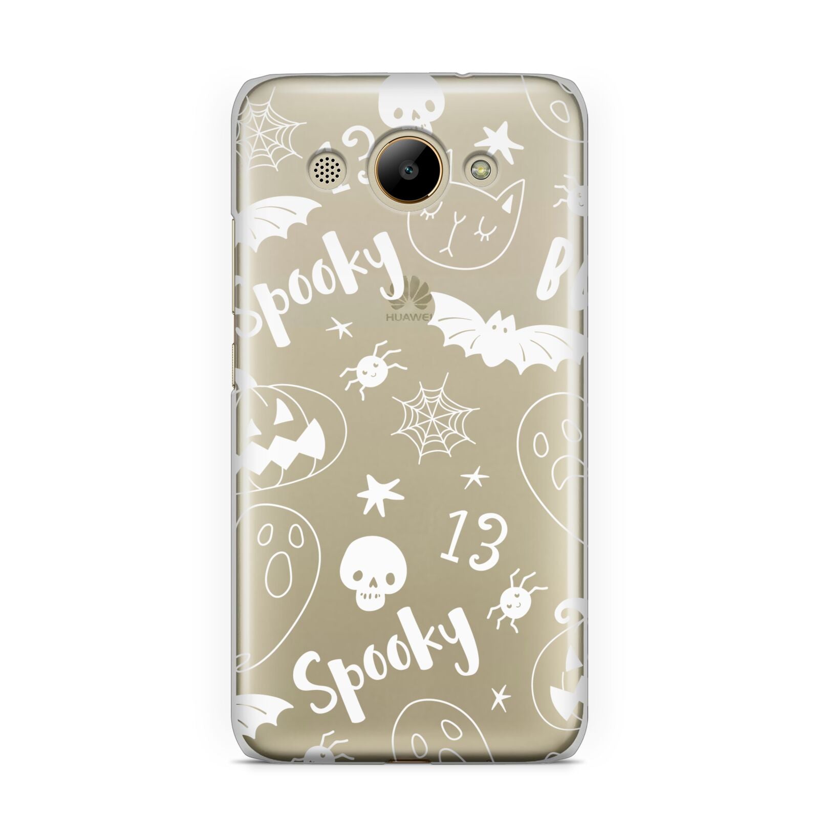 Cute Grey Halloween Huawei Y3 2017