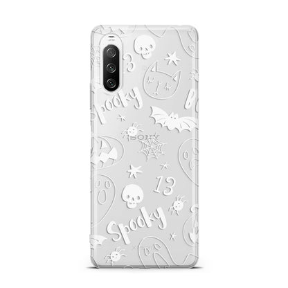 Cute Grey Halloween Sony Xperia 10 III Case