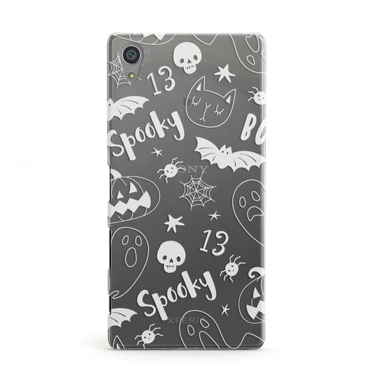 Cute Grey Halloween Sony Xperia Case
