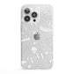 Cute Grey Halloween iPhone 13 Pro Clear Bumper Case