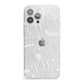 Cute Grey Halloween iPhone 13 Pro Max Clear Bumper Case