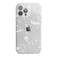 Cute Grey Halloween iPhone 13 Pro Max TPU Impact Case with White Edges