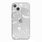 Cute Grey Halloween iPhone 13 TPU Impact Case with White Edges