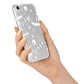 Cute Grey Halloween iPhone 7 Bumper Case on Silver iPhone Alternative Image