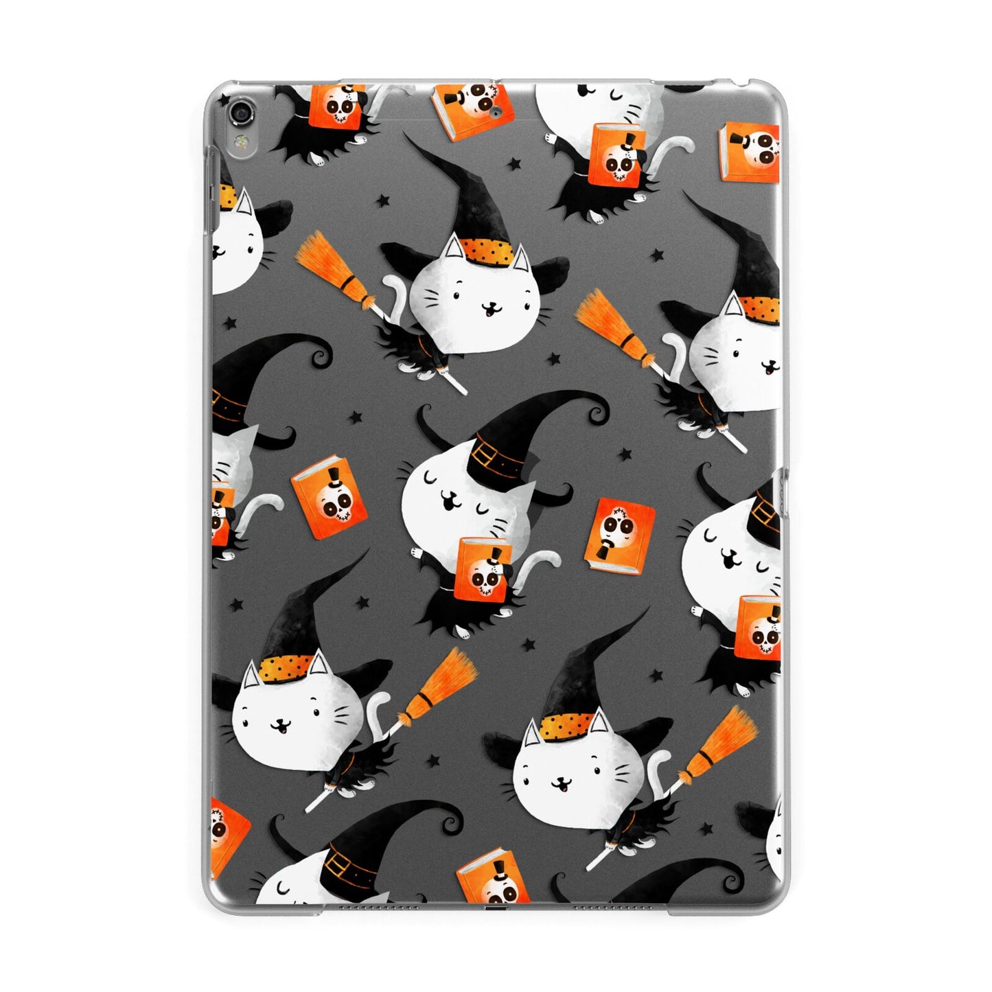 Cute Halloween Cats Apple iPad Grey Case