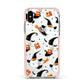 Cute Halloween Cats Apple iPhone Xs Impact Case Pink Edge on Silver Phone