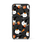 Cute Halloween Cats Apple iPhone Xs Max Impact Case Black Edge on Black Phone
