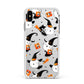 Cute Halloween Cats Apple iPhone Xs Max Impact Case White Edge on Silver Phone