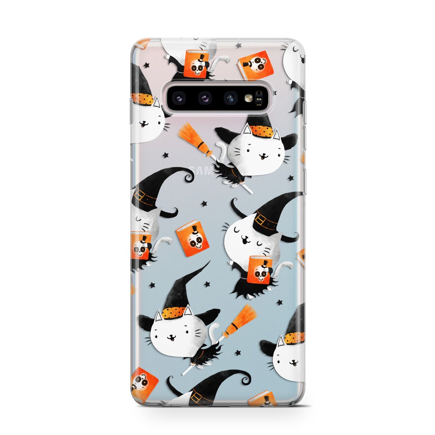 Cute Halloween Cats Samsung Galaxy S10 Case