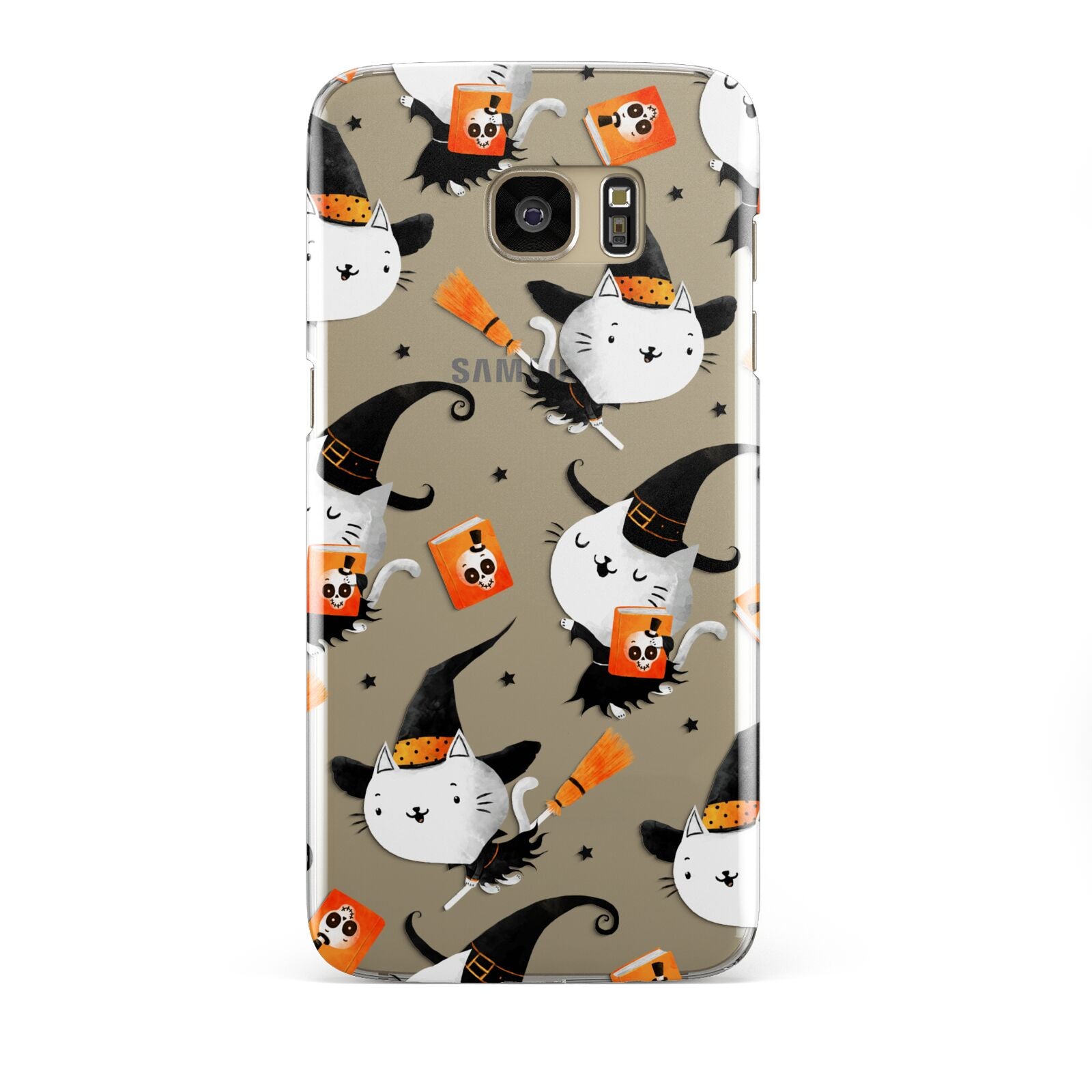 Cute Halloween Cats Samsung Galaxy S7 Edge Case