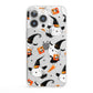 Cute Halloween Cats iPhone 13 Pro Clear Bumper Case