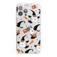 Cute Halloween Cats iPhone 13 Pro Max Clear Bumper Case