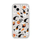 Cute Halloween Cats iPhone 14 Plus Clear Tough Case Starlight