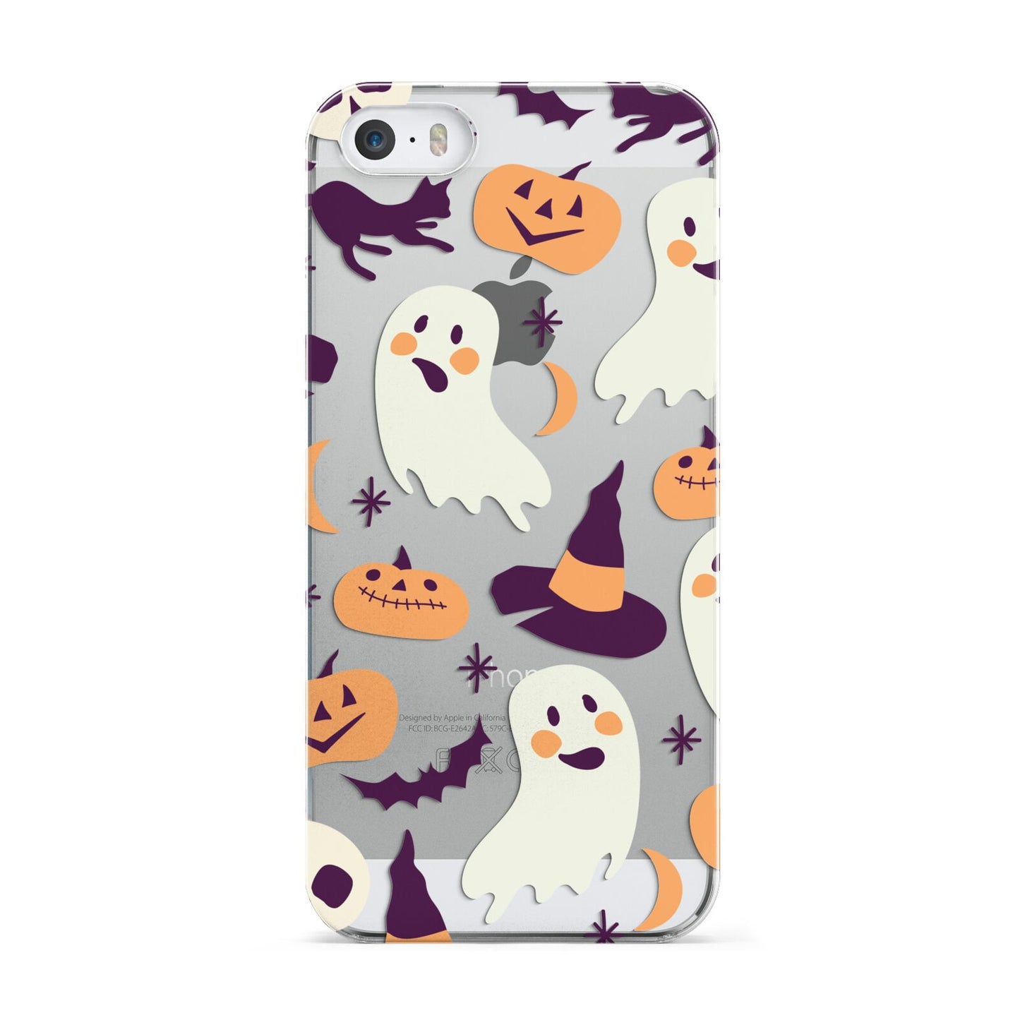 Cute Halloween Illustrations with Transparent Background Apple iPhone 5 Case