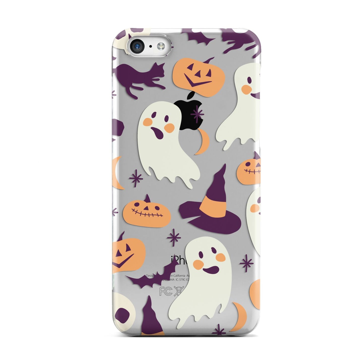 Cute Halloween Illustrations with Transparent Background Apple iPhone 5c Case