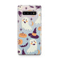 Cute Halloween Illustrations with Transparent Background Samsung Galaxy S10 Plus Case