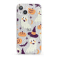 Cute Halloween Illustrations with Transparent Background iPhone 13 Clear Bumper Case