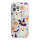 Cute Halloween Illustrations with Transparent Background iPhone 13 Pro Max TPU Impact Case with White Edges