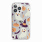 Cute Halloween Illustrations with Transparent Background iPhone 13 Pro TPU Impact Case with White Edges