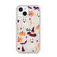 Cute Halloween Illustrations with Transparent Background iPhone 14 Clear Tough Case Starlight