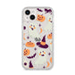 Cute Halloween Illustrations with Transparent Background iPhone 14 Plus Clear Tough Case Starlight