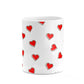 Cute Red Hearts 10oz Mug Alternative Image 7