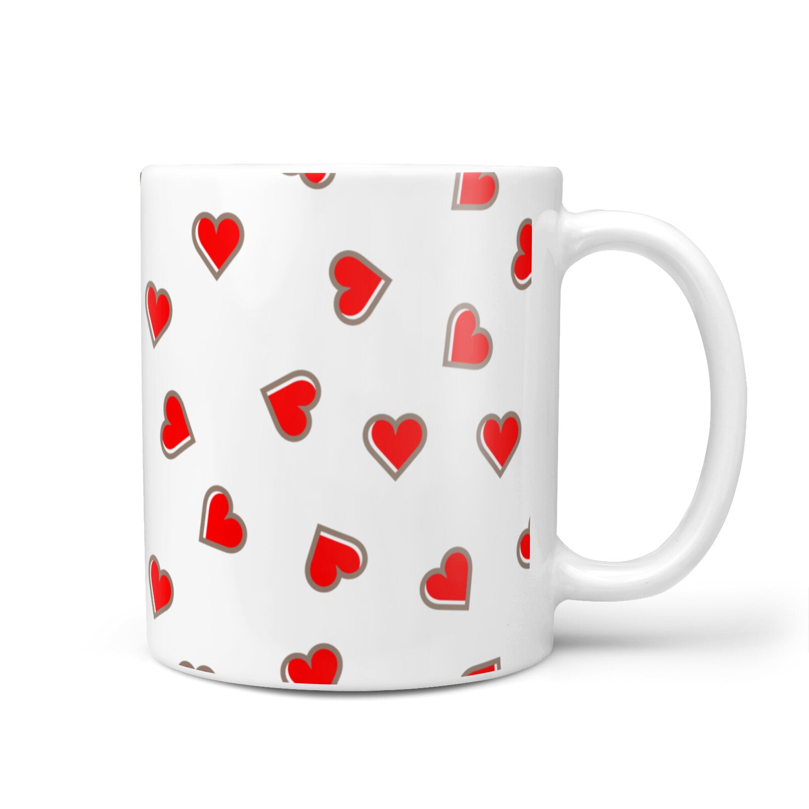 Cute Red Hearts 10oz Mug