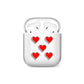 Cute Red Hearts AirPods Case