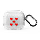 Cute Red Hearts AirPods Glitter Case 3rd Gen
