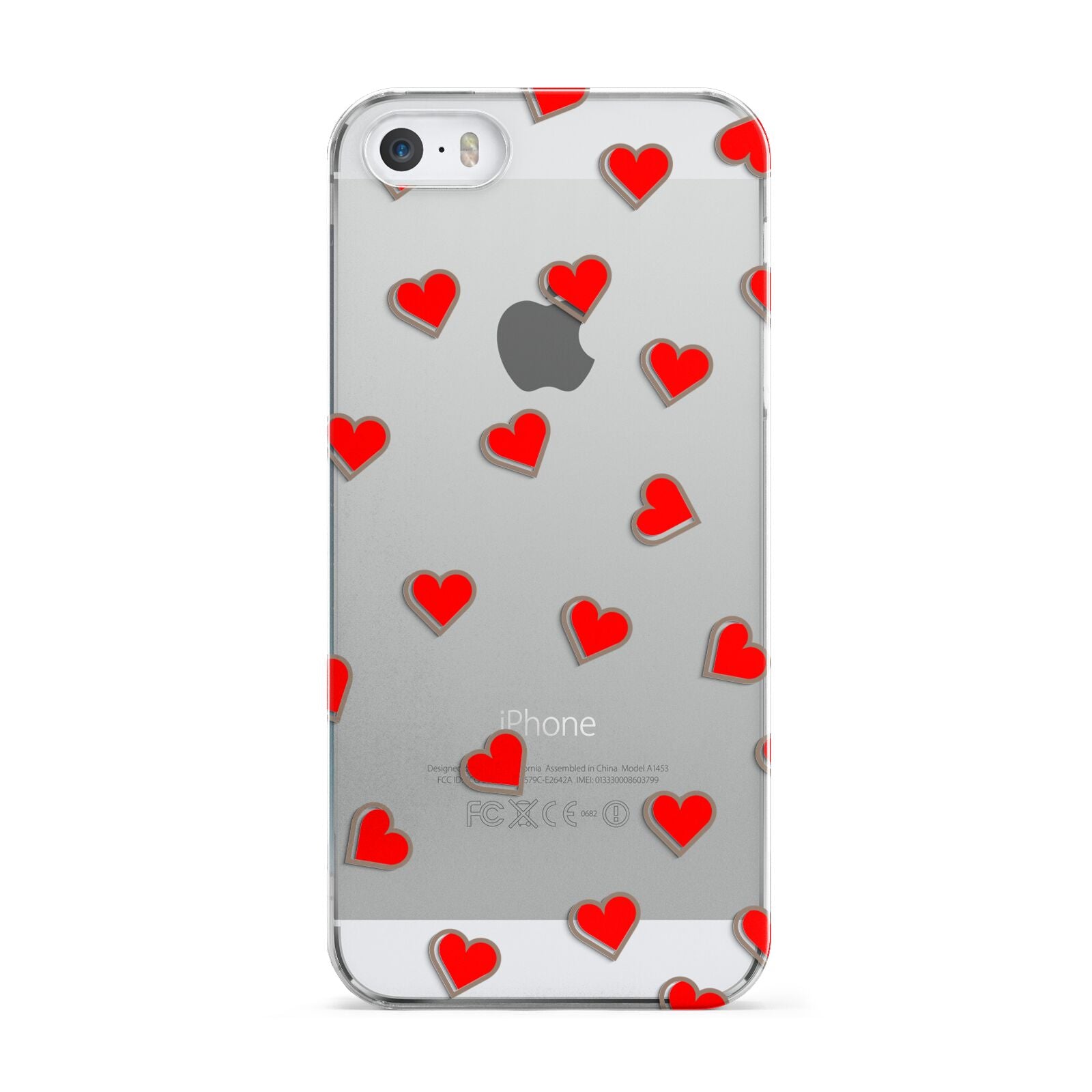 Cute Red Hearts Apple iPhone 5 Case