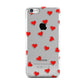 Cute Red Hearts Apple iPhone 5c Case