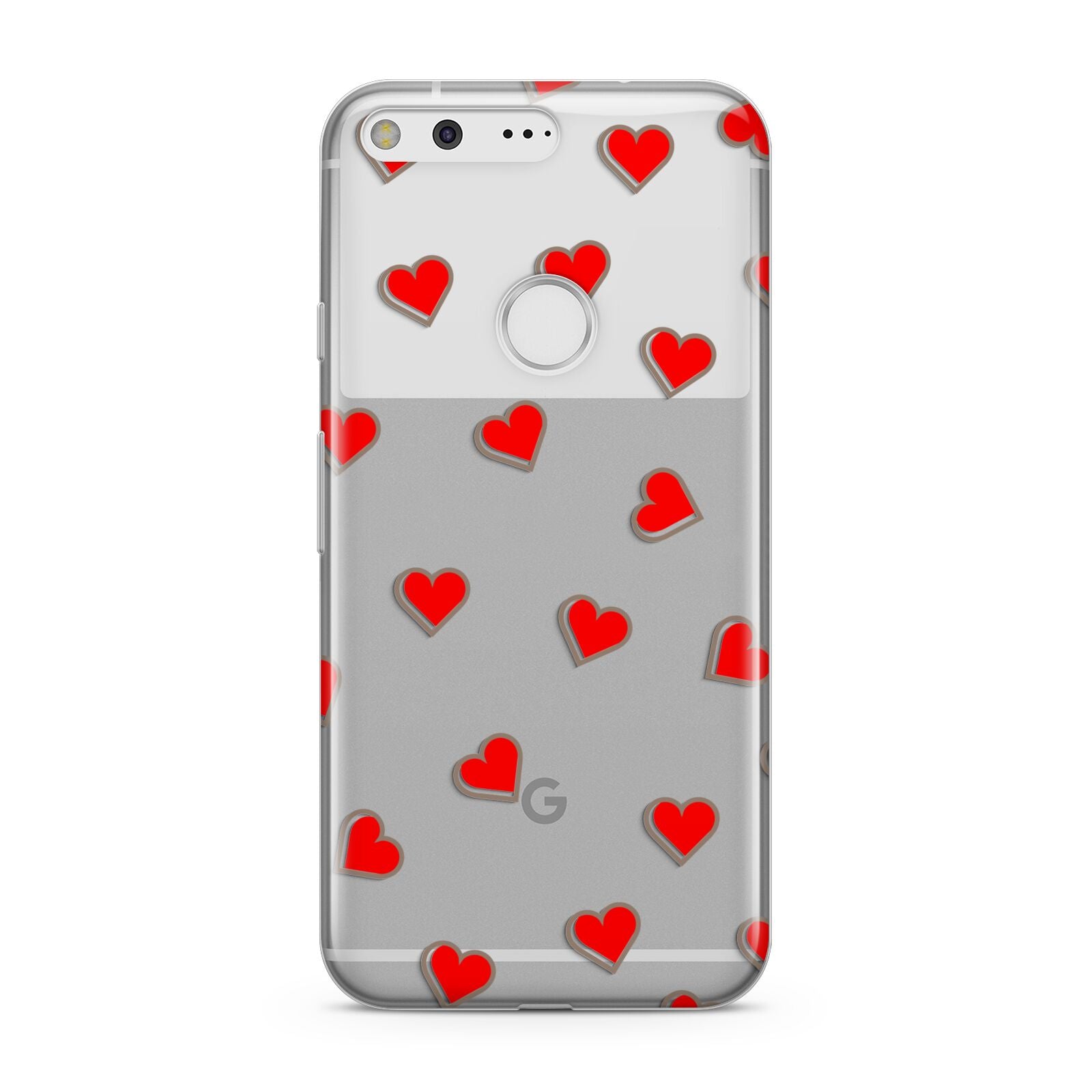 Cute Red Hearts Google Pixel Case