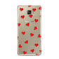 Cute Red Hearts Samsung Galaxy A3 2016 Case on gold phone