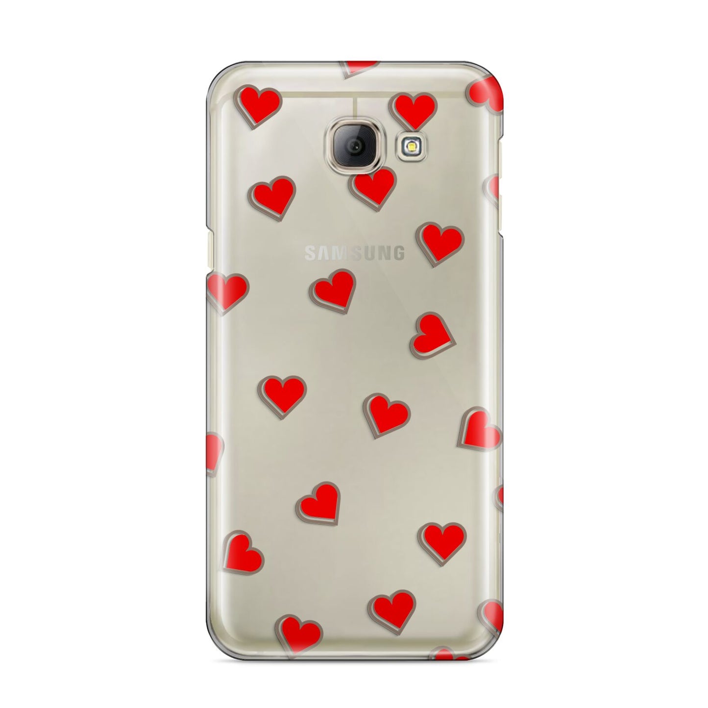 Cute Red Hearts Samsung Galaxy A8 2016 Case