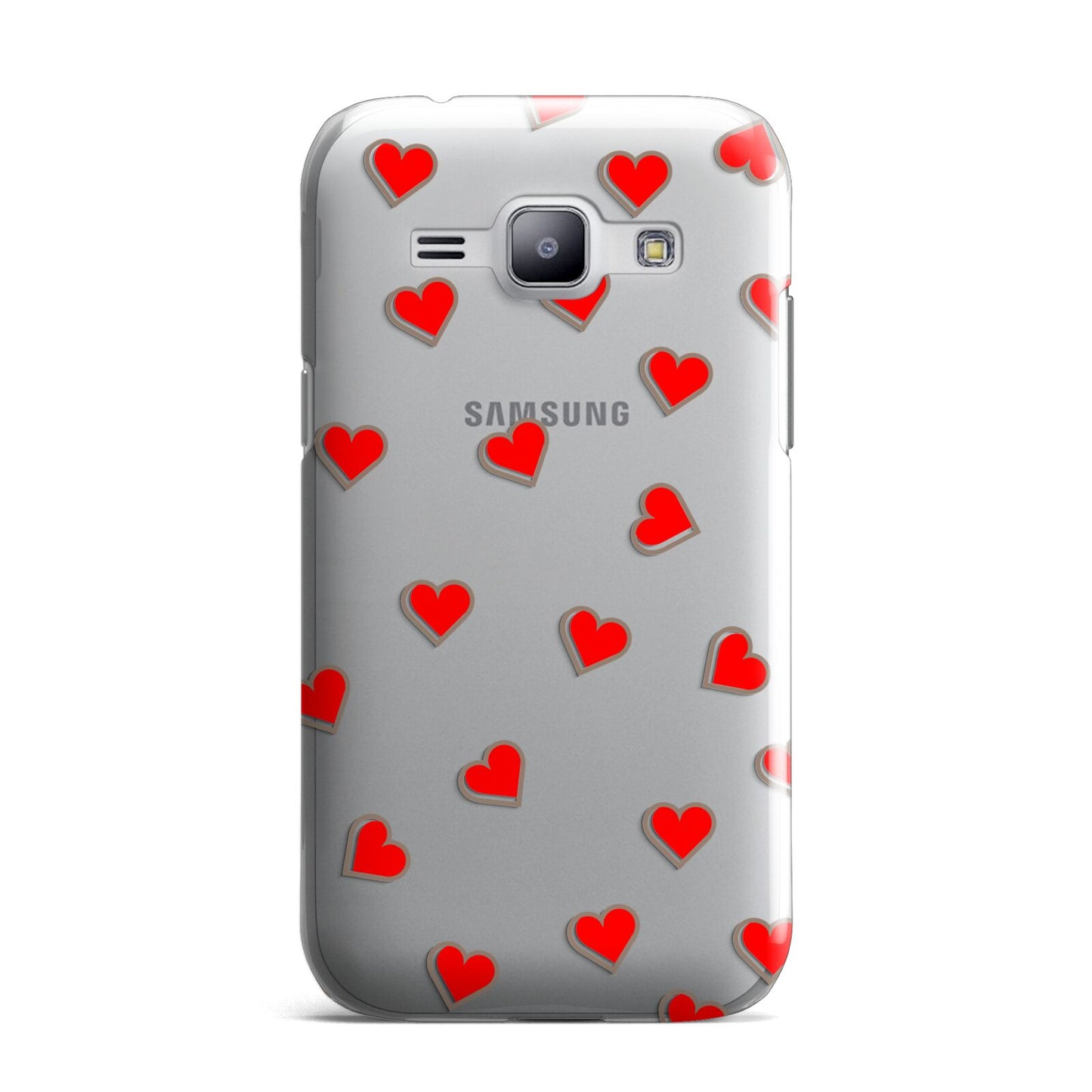 Cute Red Hearts Samsung Galaxy J1 2015 Case