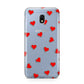Cute Red Hearts Samsung Galaxy J3 2017 Case