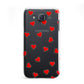 Cute Red Hearts Samsung Galaxy J5 Case