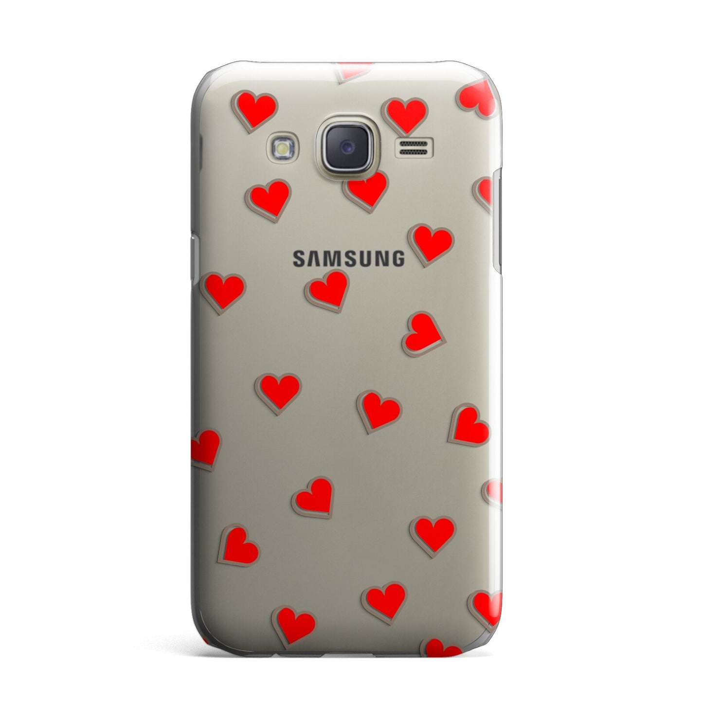 Cute Red Hearts Samsung Galaxy J7 Case