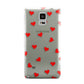 Cute Red Hearts Samsung Galaxy Note 4 Case