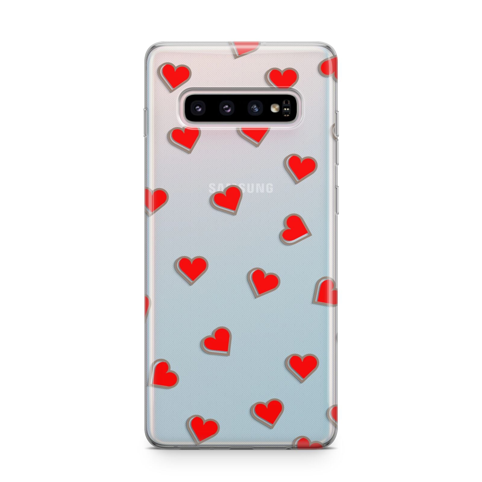 Cute Red Hearts Samsung Galaxy S10 Plus Case