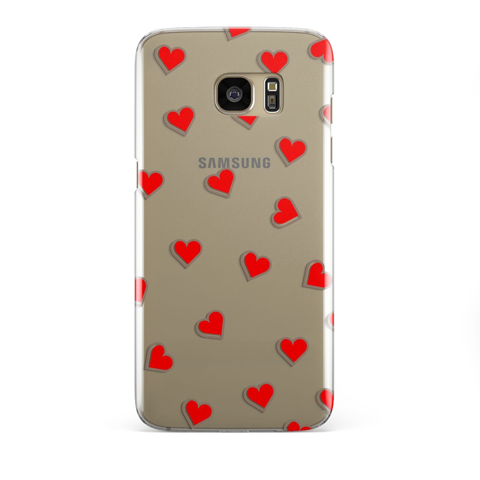 Cute Red Hearts Samsung Galaxy S7 Edge Case