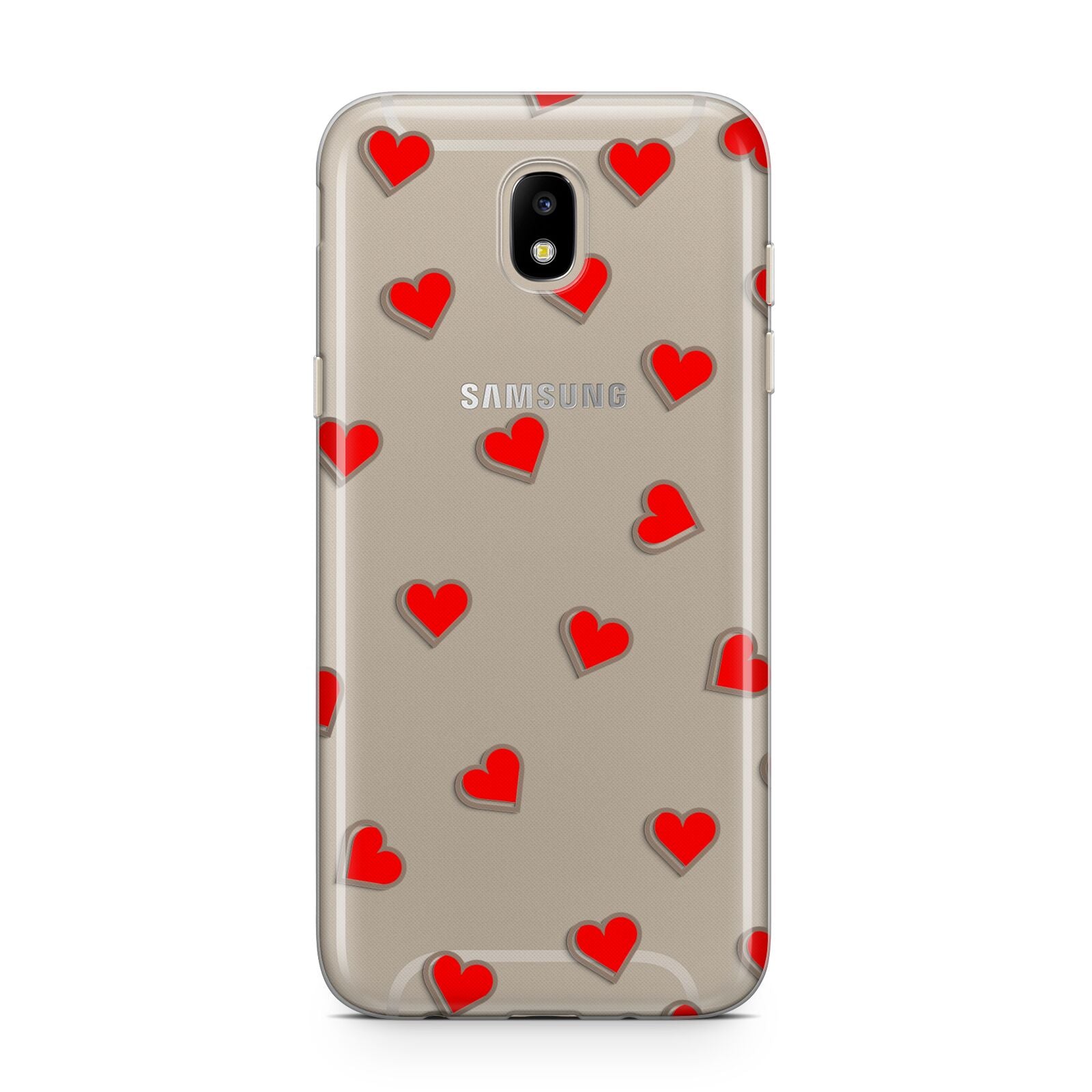 Cute Red Hearts Samsung J5 2017 Case