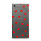 Cute Red Hearts Sony Xperia Case