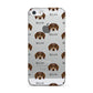 Dachshund Icon with Name Apple iPhone 5 Case