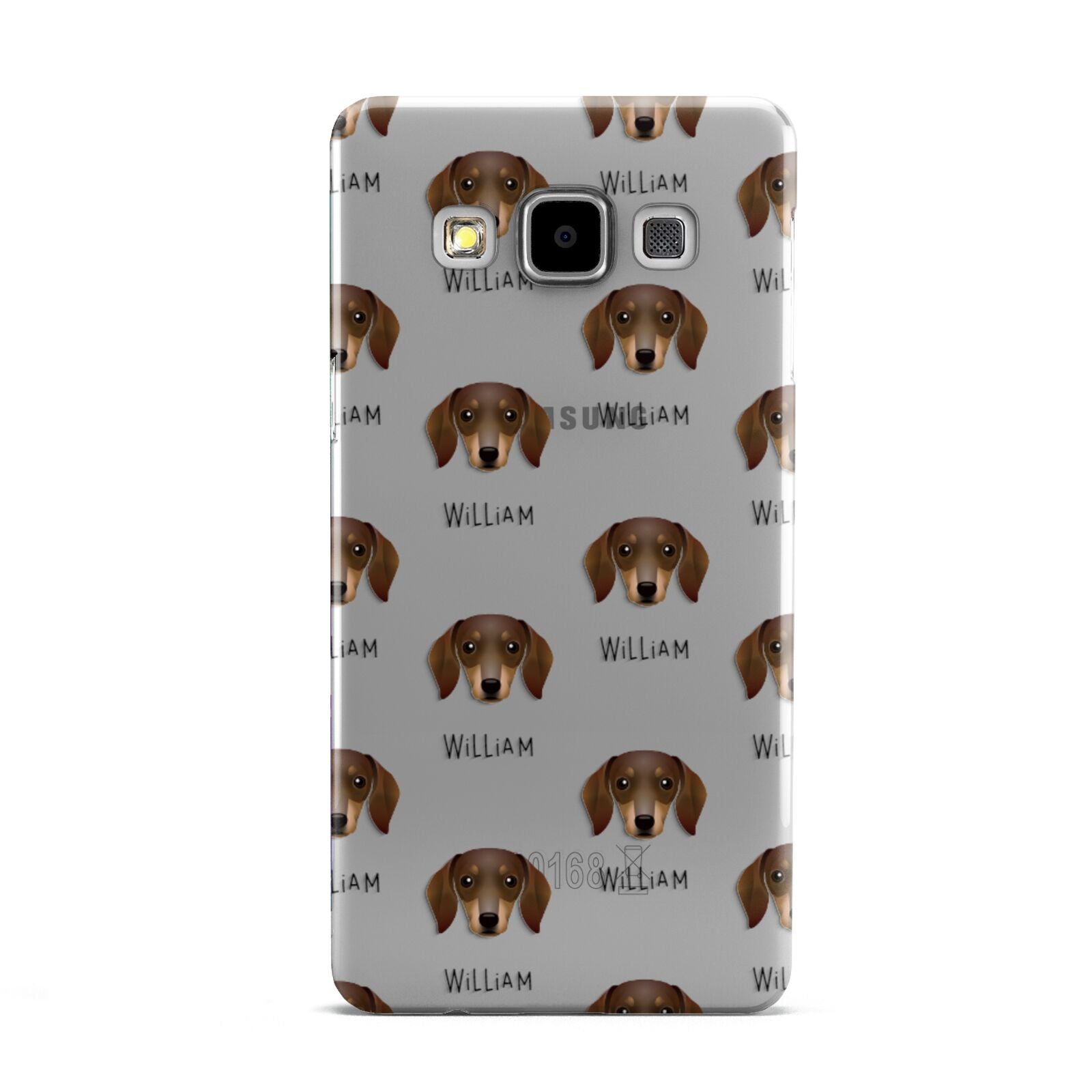 Dachshund Icon with Name Samsung Galaxy A5 Case